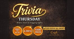 Weekly Thursday Trivia at Craft Brew House Gives Wellington Point Locals a Fun Night Out